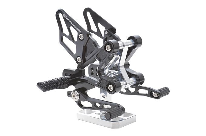 ZX-25R・ZX-4R ライディングステップ （ブラック）[AC01-0100-BK