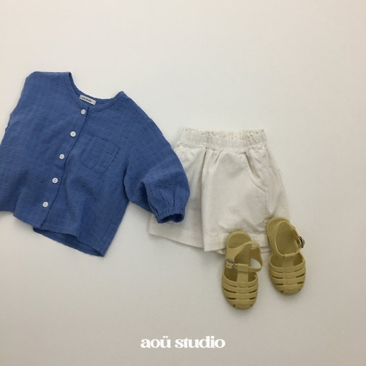 【取寄/韓国直送】aou studio 26/SM ユキブラウス |夏服|韓国子供服