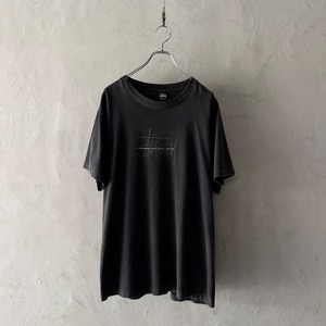 -Stussy- 90's logo print T-shirt