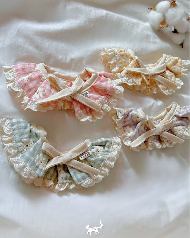 即納 デイジー刺繍ケープ/ 4color 【韓国ブランドDALDANG】