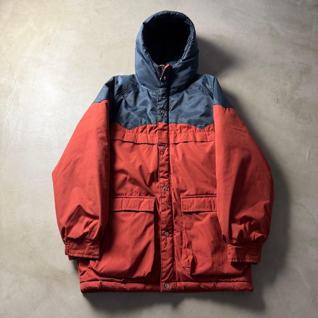 60s L.L.Bean Padded JKT 筆記体タグ グースダウン
