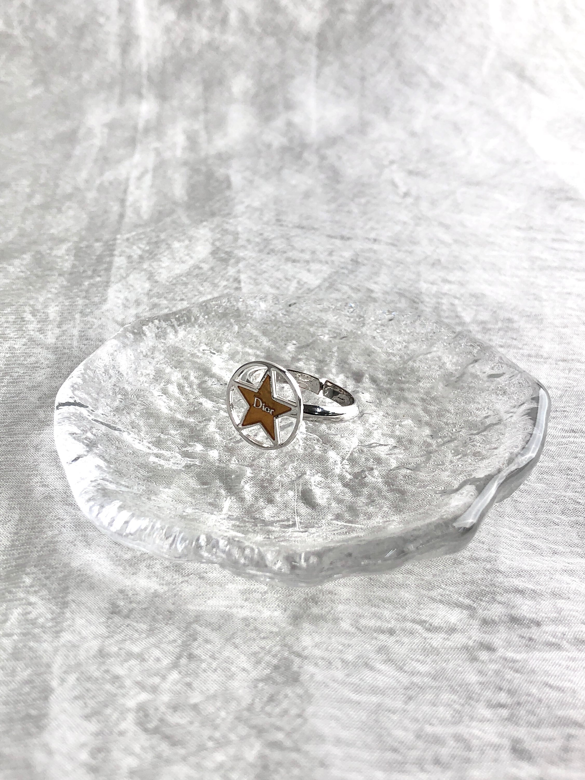 Christian Dior クリスチャン ディオール 指輪 シルバー DIORロゴ スター vintage ヴィンテージ オールド bbbf7m