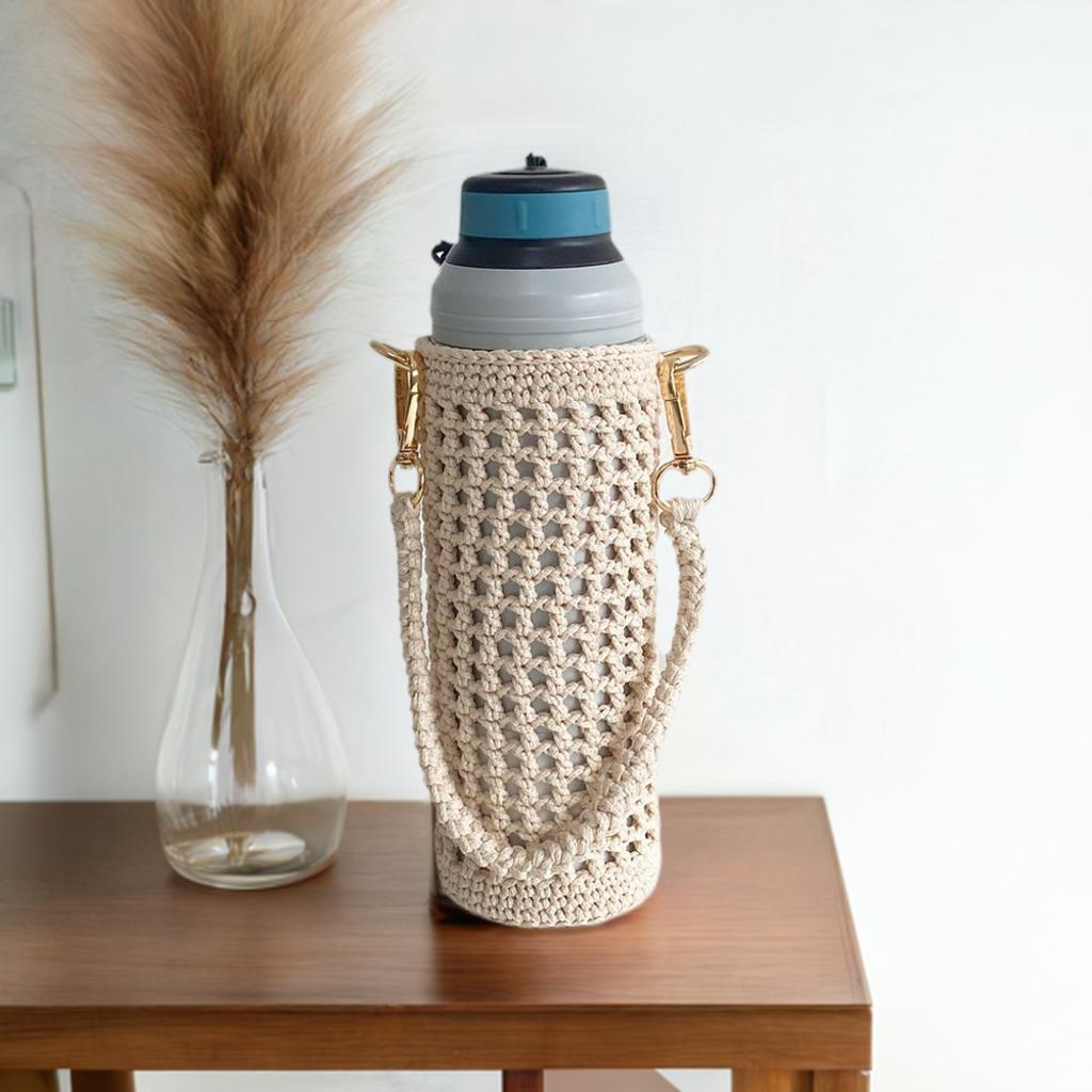 マクラメ水筒カバー （MPH10） | Naturalsoul