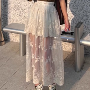 Slightly transparent skirt　2litr03247