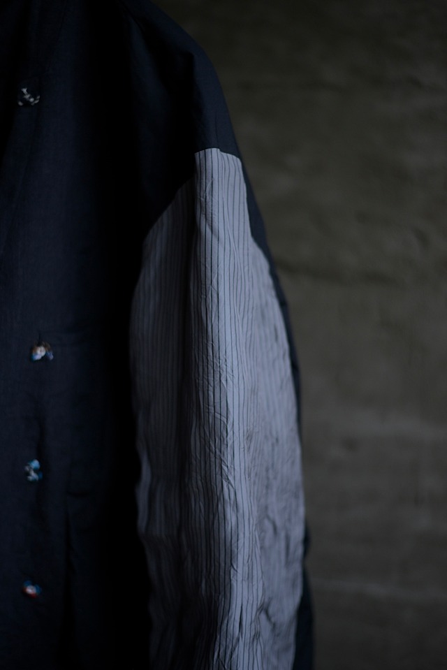blackbird / double breasted director’s jacket (black)