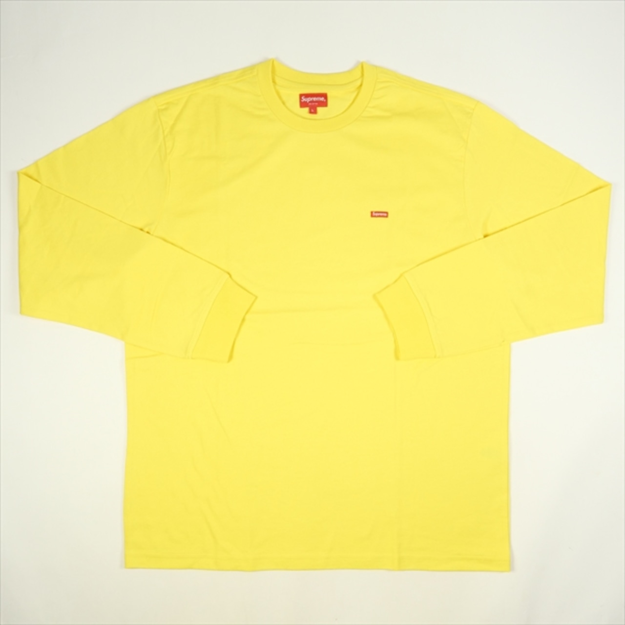 Size【L】 SUPREME シュプリーム 22SS Small Box L/S Tee ロンT 黄 
