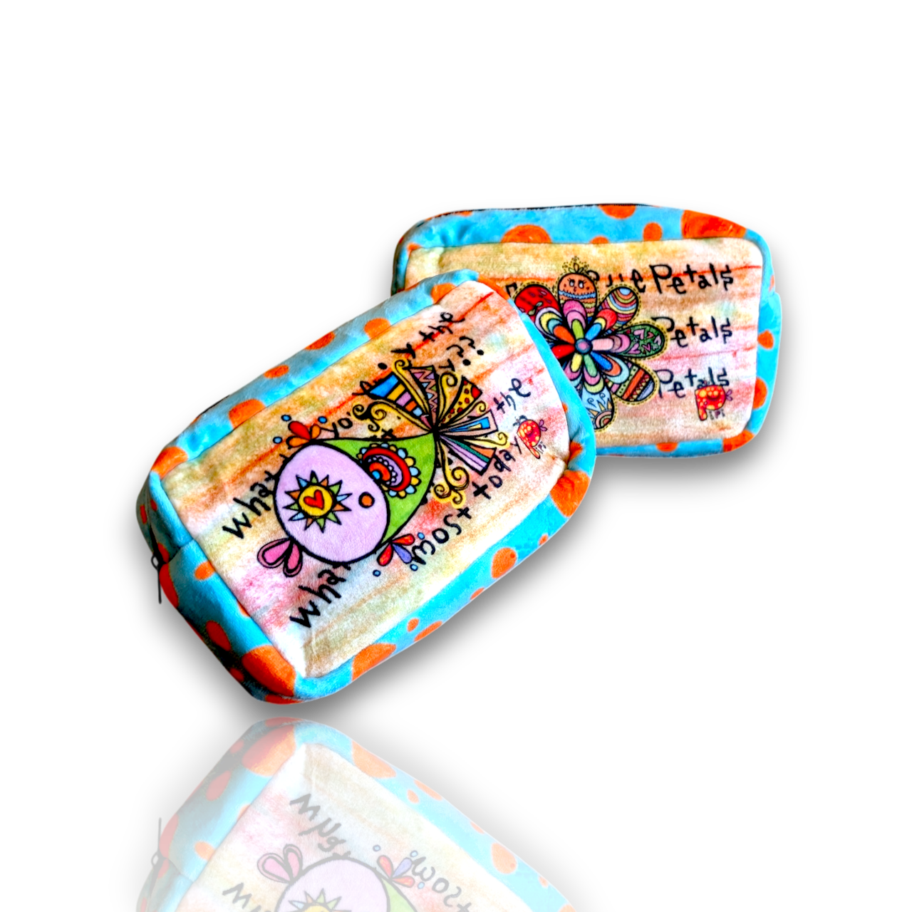 pipi もこもこポーチ 花びらの想いたち