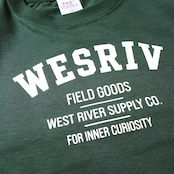 WESRIV FIELD GOODS TEE / GREEN — KIDS