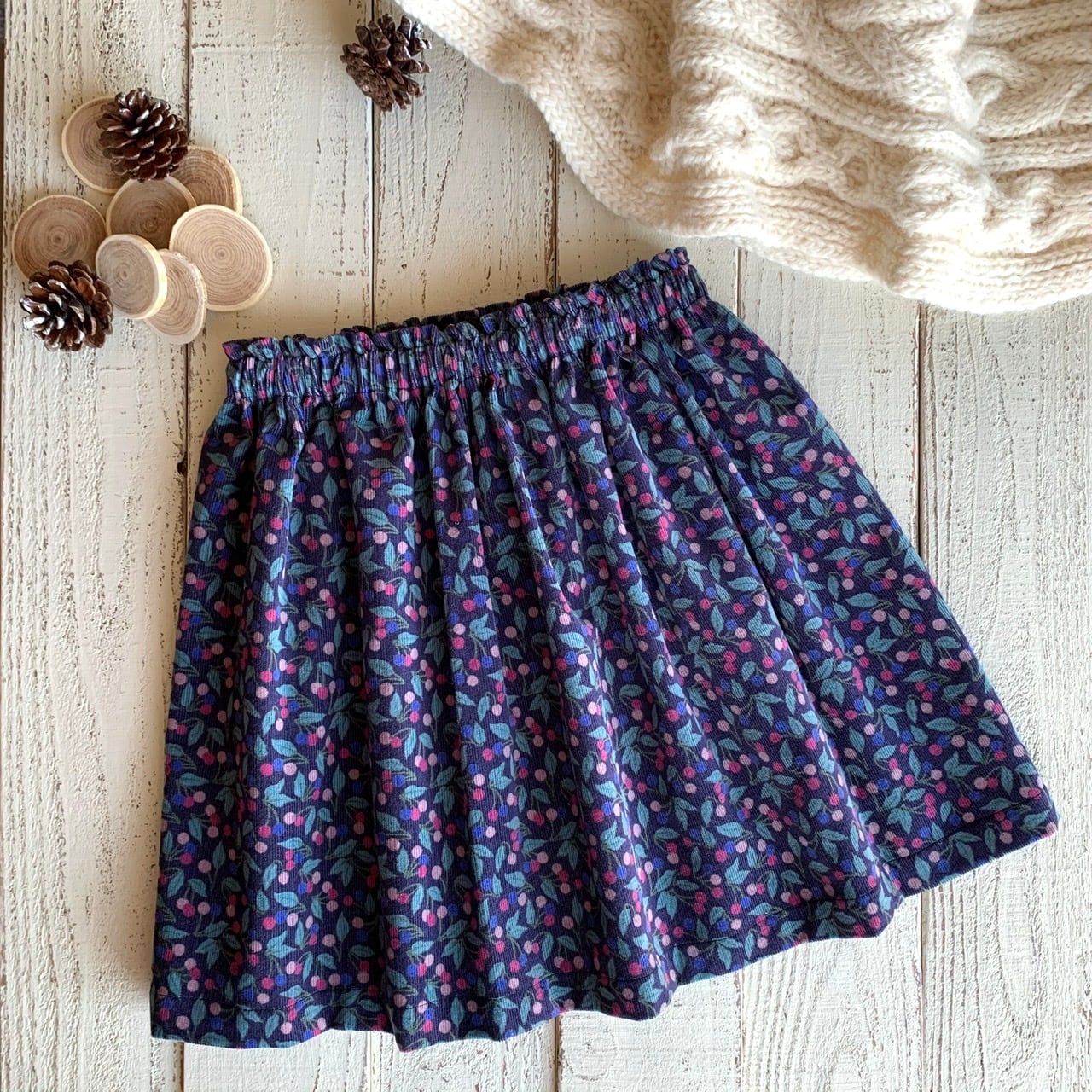 リバティ お試しコーデュロイスカート90・110size