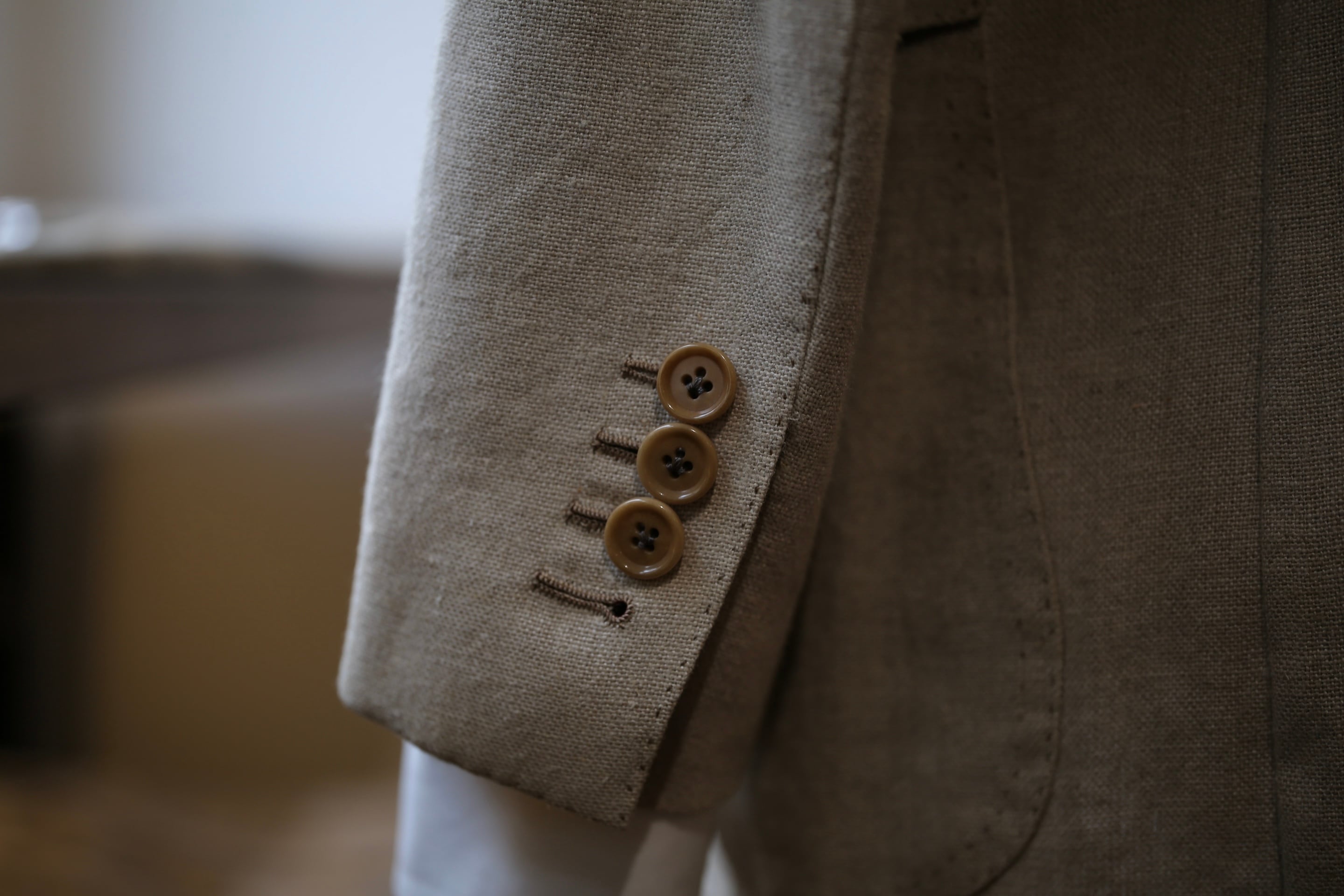 【美品】LARDINI サファリジャケット 48 ベージュ 伊製 LARDINI（ラルディーニ）の「LARDINI / サファリジャケット（BEAMS
