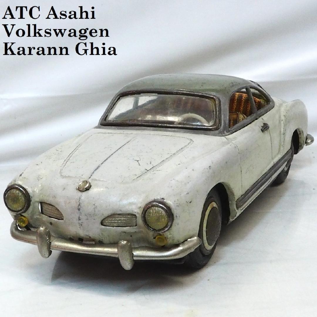 旭玩具【MG MGA 1600カブリオレ 赤】ブリキ tin toy car箱無