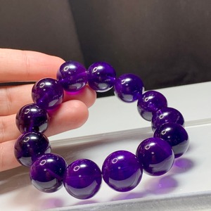 1.濃厚・妖艶パープル☆高クオリティ！ アメジスト ブレスレット