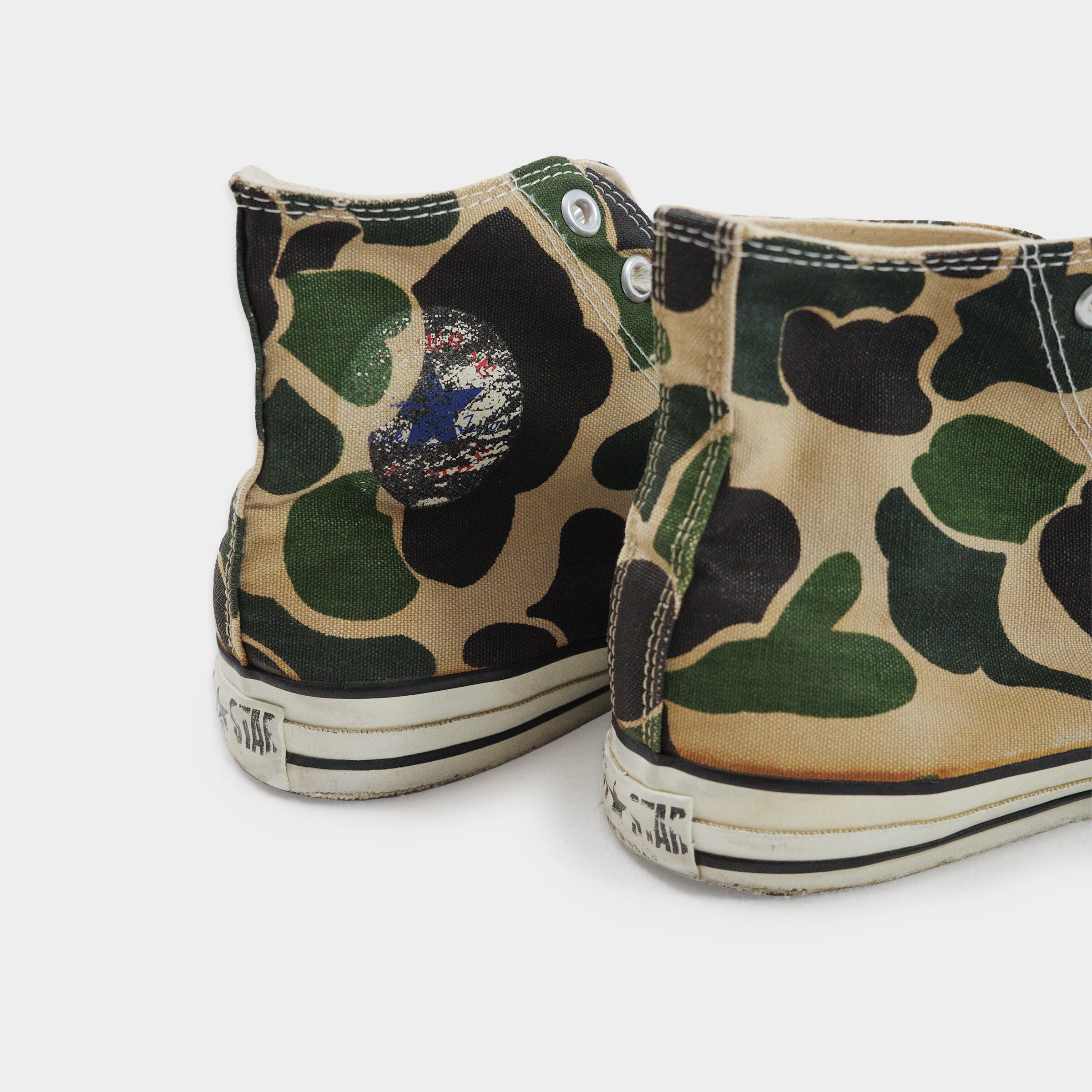 80s Converse All Star Hi 83 Camo | Fashion House