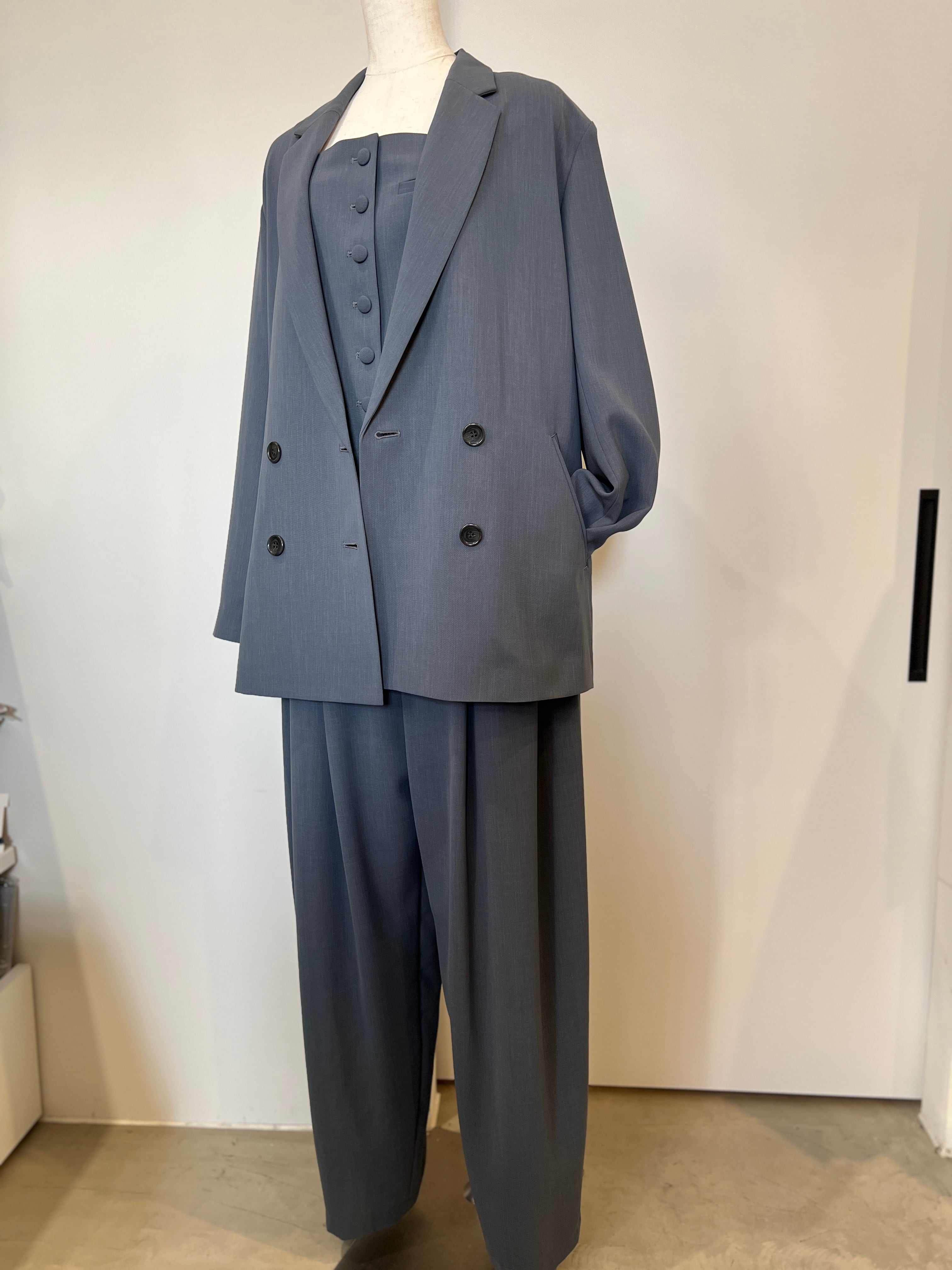 【PASSIONE】3ピース可テーラードジャケット616427