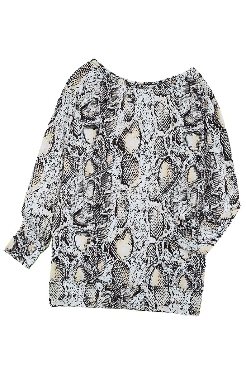 パイソン柄 ワンピース ワンピドレス ミニ ミニ丈 ショート ショート丈