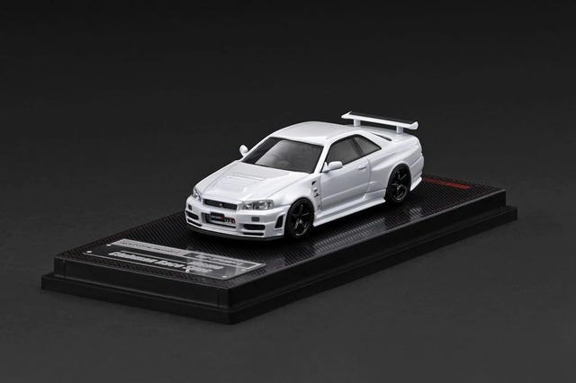 イグニッションモデル ignitionmodel 1/64 Nissan Skyline GT-R (BNR34) NISMO customized white IG4175