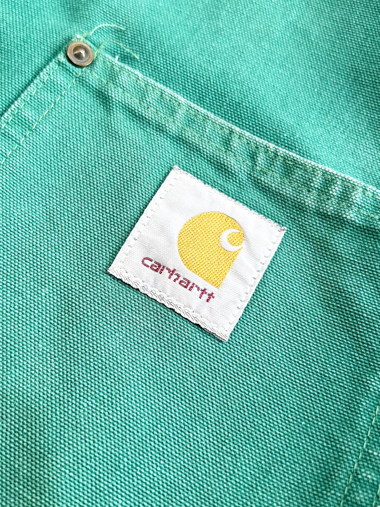 90s carhartt "Cactus Green" CHORE COAT Size M程