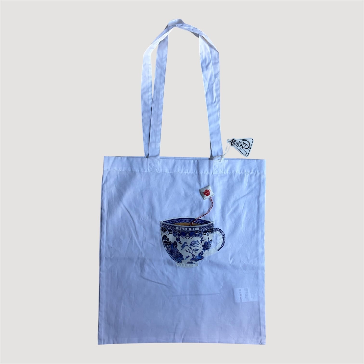 R&D.M.Co-/OLDMAN'S TAILOR オールドマンズテーラー B.W. MILK TEE TOTE BAG white #8266a