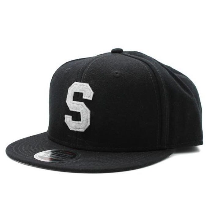 LETTER SNAPBACK CAP #HEATHER