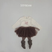 韓国子供服 / 26Autumn / soybean / メイド スリムTシャツ / キッズ服 / ジュニア服 / 秋服 *XS~JM*