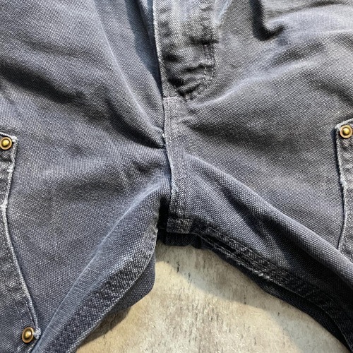 メキシコ USA生地製 ブラック ダブルニー Carhartt 30×32 詳細写真7