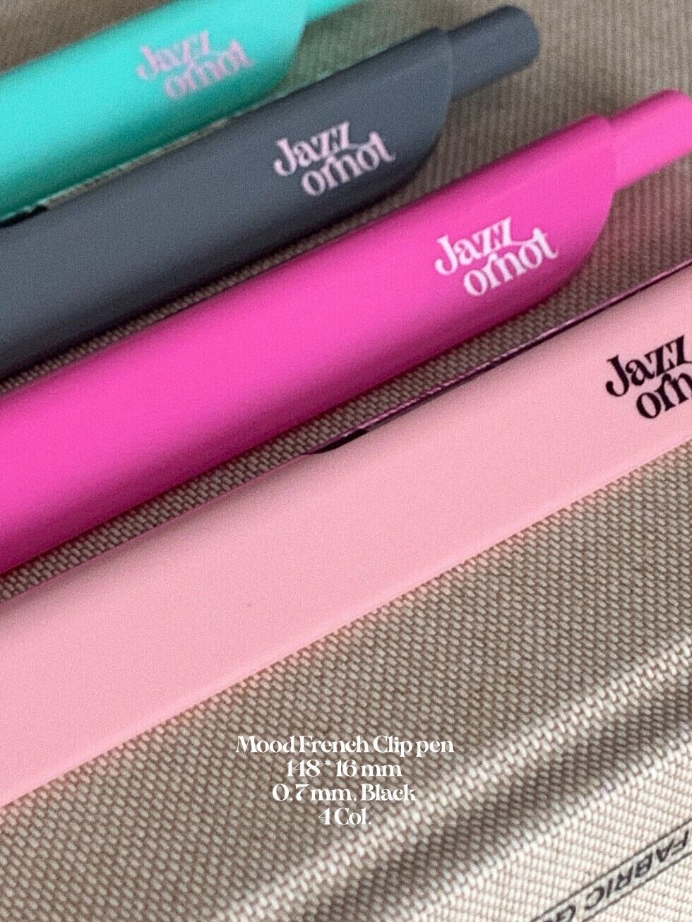 Mood French Pen ボールペン クリップペン 韓国文具 韓国雑貨 Jazz Or Not 韓国文房具 雑貨 La Violette