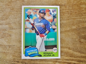 ロナルド・アクーニャ RC 2018 TOPPS ARCHIVES