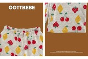 韓国子供服 / 26winter / oottbebe / チェリーパフニットセットアップ / ベビー&キッズ / 冬服 *XS~XL*