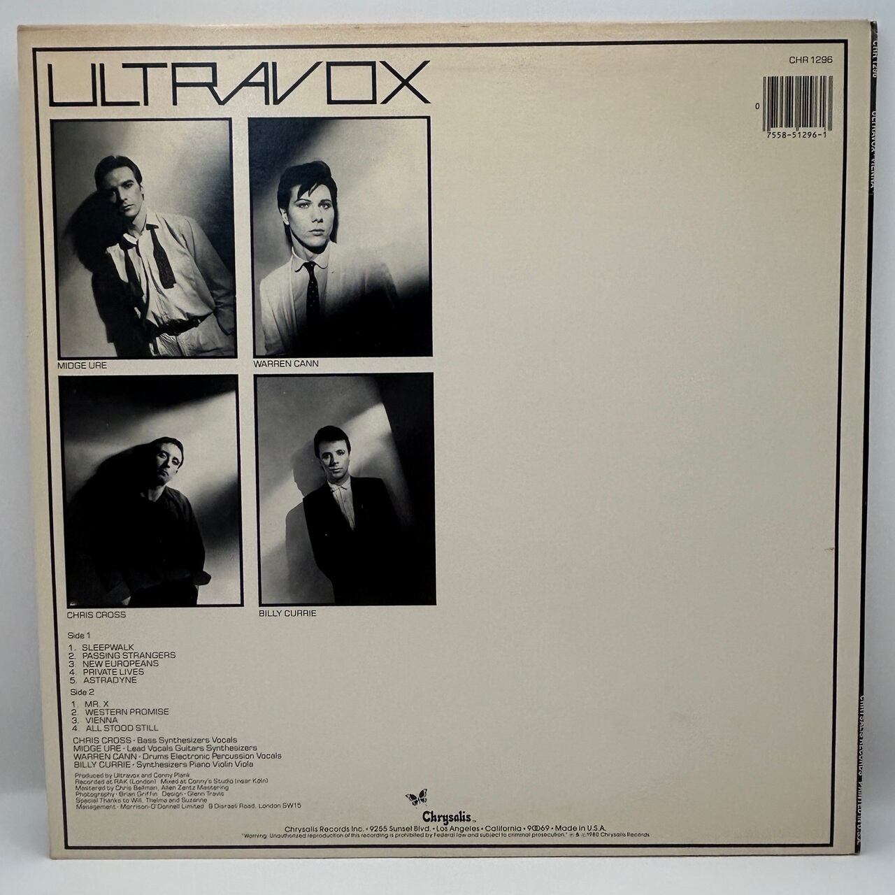 LP】Ultravox – Vienna | マメシバレコード mameshiba records