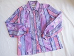 ~1980’s CANADA Abstract Pattern Polyester Shirt