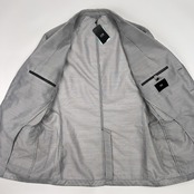 タグ付き 未使用品 23区 HOMME ニジュウサンク オム ストライプ 3B テーラードジャケット サイズ 50 /メンズ/グレー系