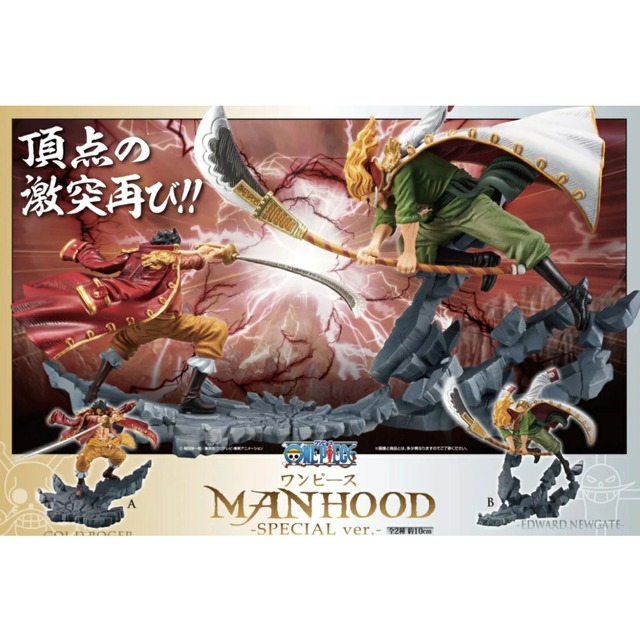 ワンピース MANHOOD-SPECIAL ver.- ロジャー 白ひげ フィギュア