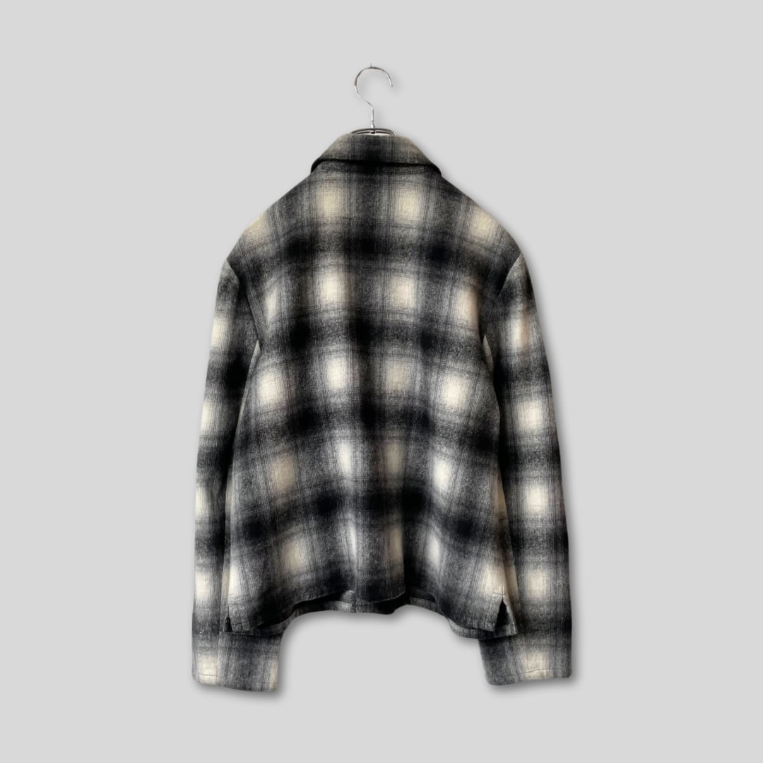 Plaid wool shirt / 古着 シャドーチェック柄 ウールシャツ Plaid wool shirt / 古着 シャドーチェック柄 ウールシャツ
