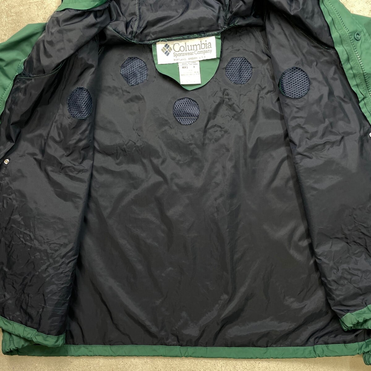 90年代 Columbia コロンビア PFG フィッシングジャケット 短丈 メンズL