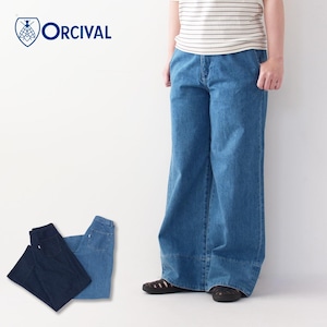 ORCIVAL [オーチバル・オーシバル] W WIDE DENIM PANTS [OR-E0192SFD] ワイドデニムパンツ・デニムパンツ・ワイドデニム・フレアシルエット・LADY'S [2024SS]