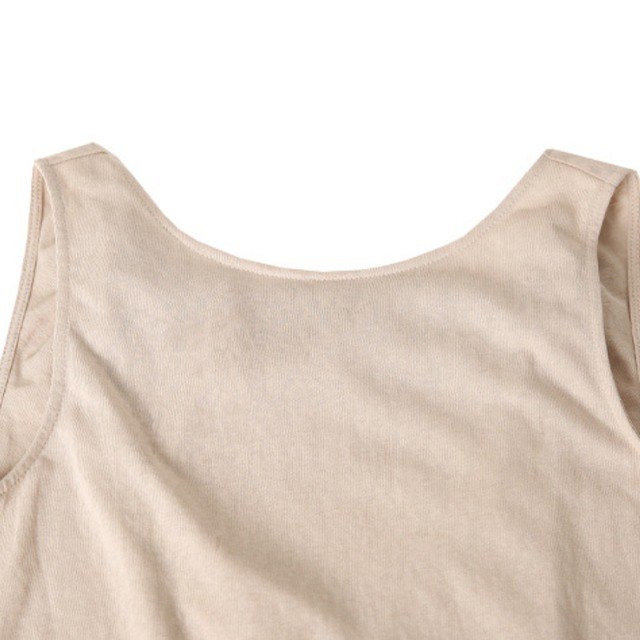 【set up】drape back-open frill sleeveless top & long skirt L0558