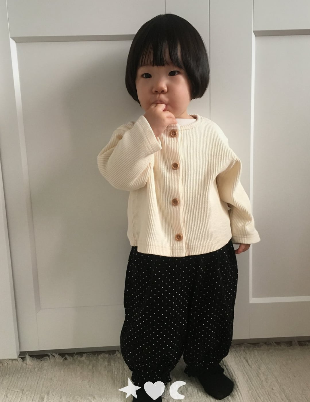 送料無料【予約】/ baby ドットソーセージパンツパンツ /lalaland
