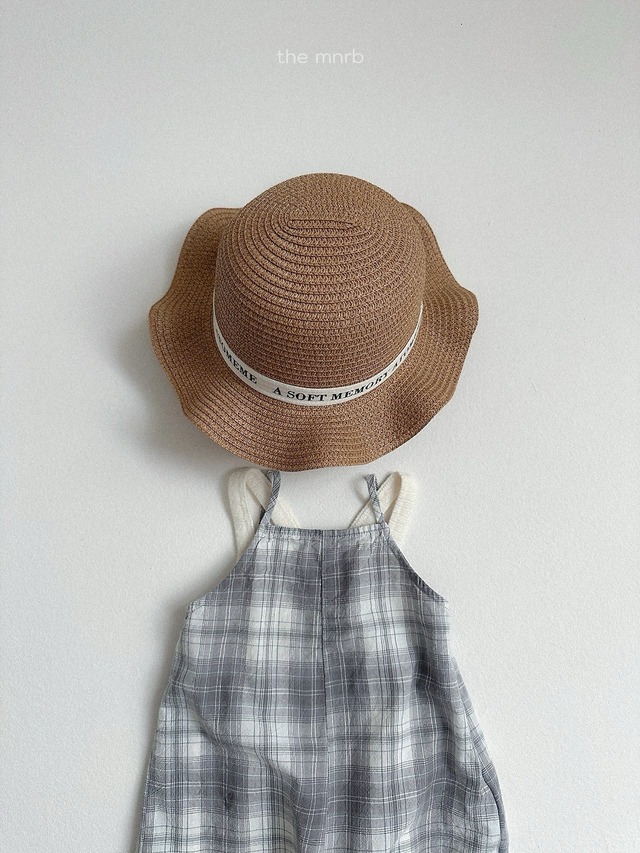〘予約〙minirobe / Candy checkered Overalls