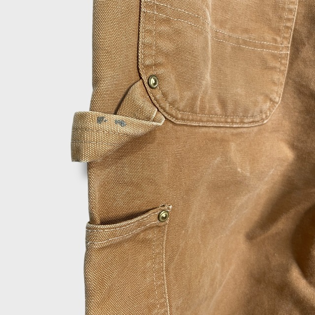 USA製 カーハート ダブルニーダックペインターパンツ　フェード　W34L30