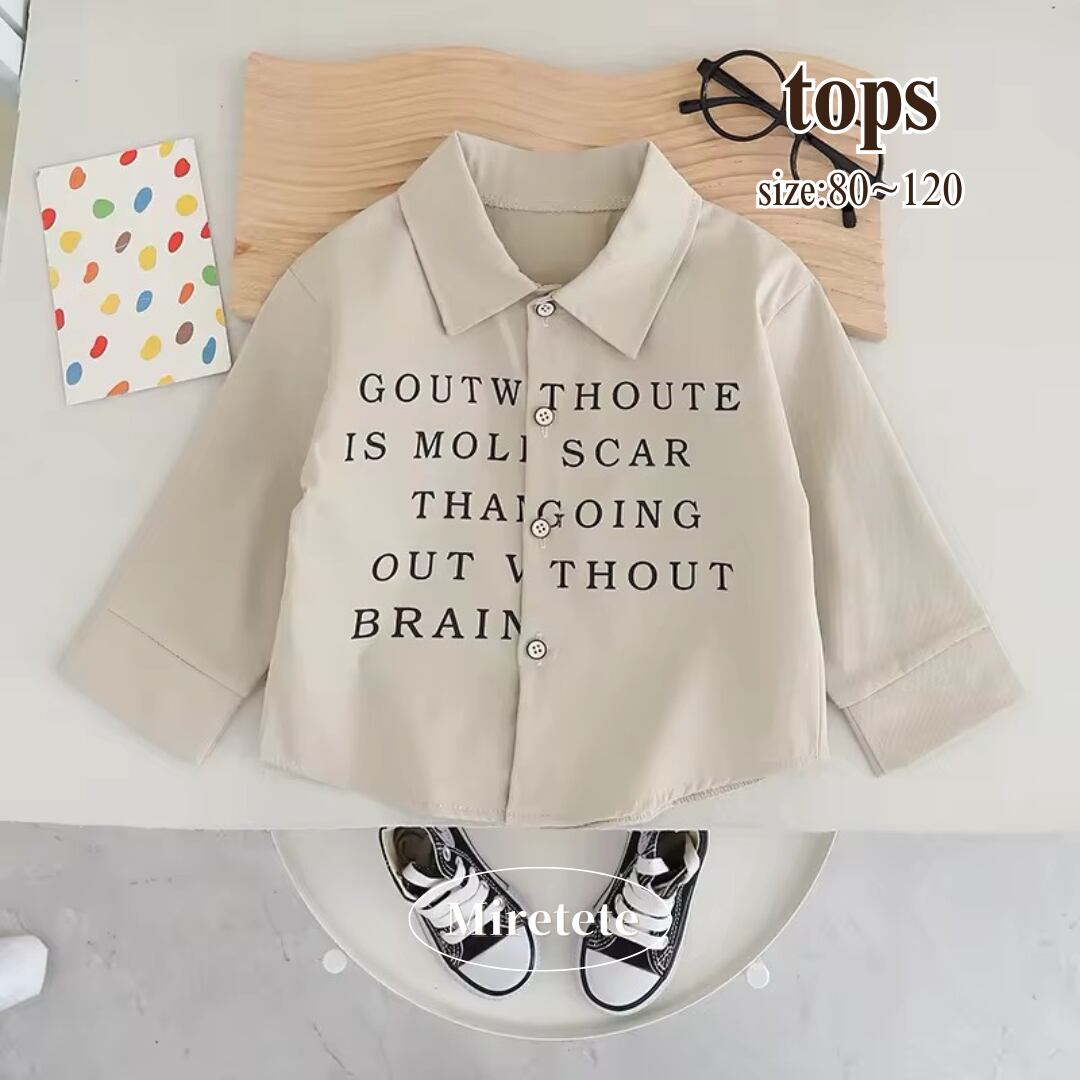 【取寄】おしゃれすぎる文字入りシャツ