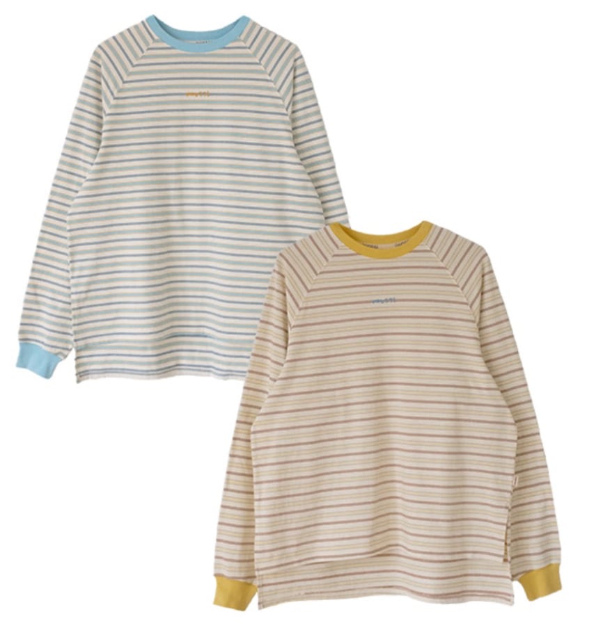 human/即納【noutti】Jerry Stripe Tshirt (2color)