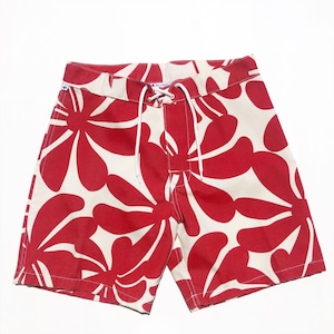 Yellow Rat "Hawaiian Print Surf Trunks"