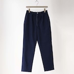 CURLY&Co./KNIT DENIM 1TUCK EZ TAPERED PANTS -INDIGO-