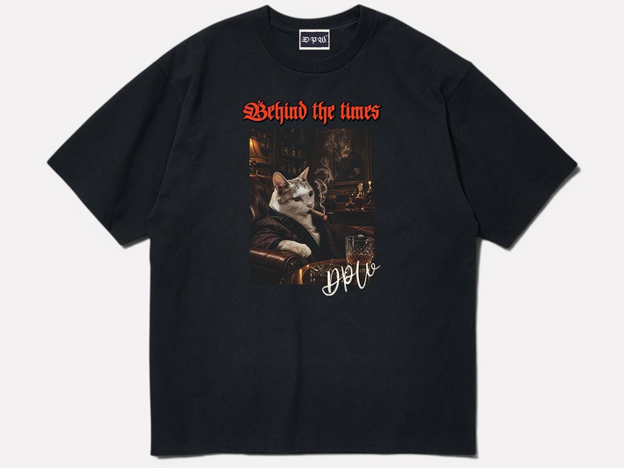 Behind the times　 S/S Tee / BLACK　日本製