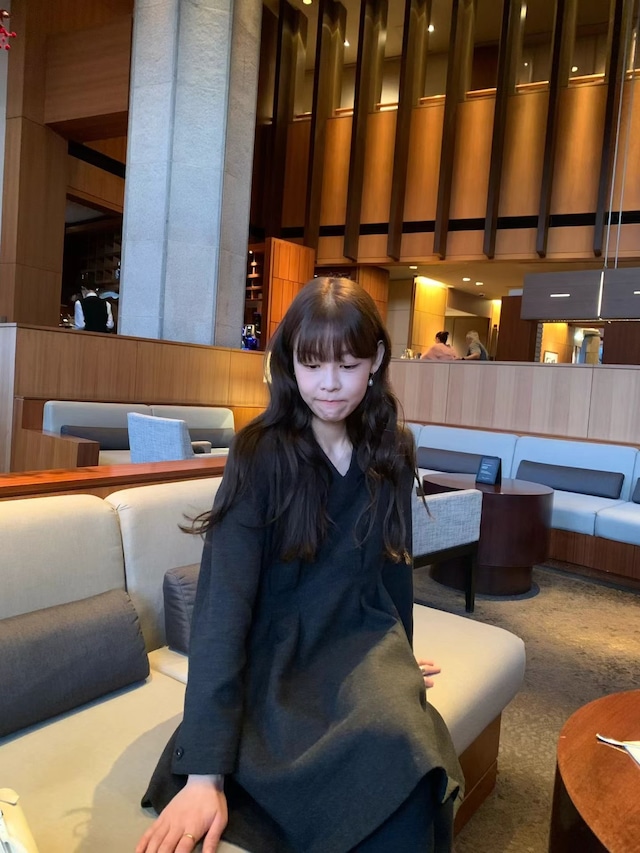 (予約) LIFFEY / Lease wool onepiece 2color