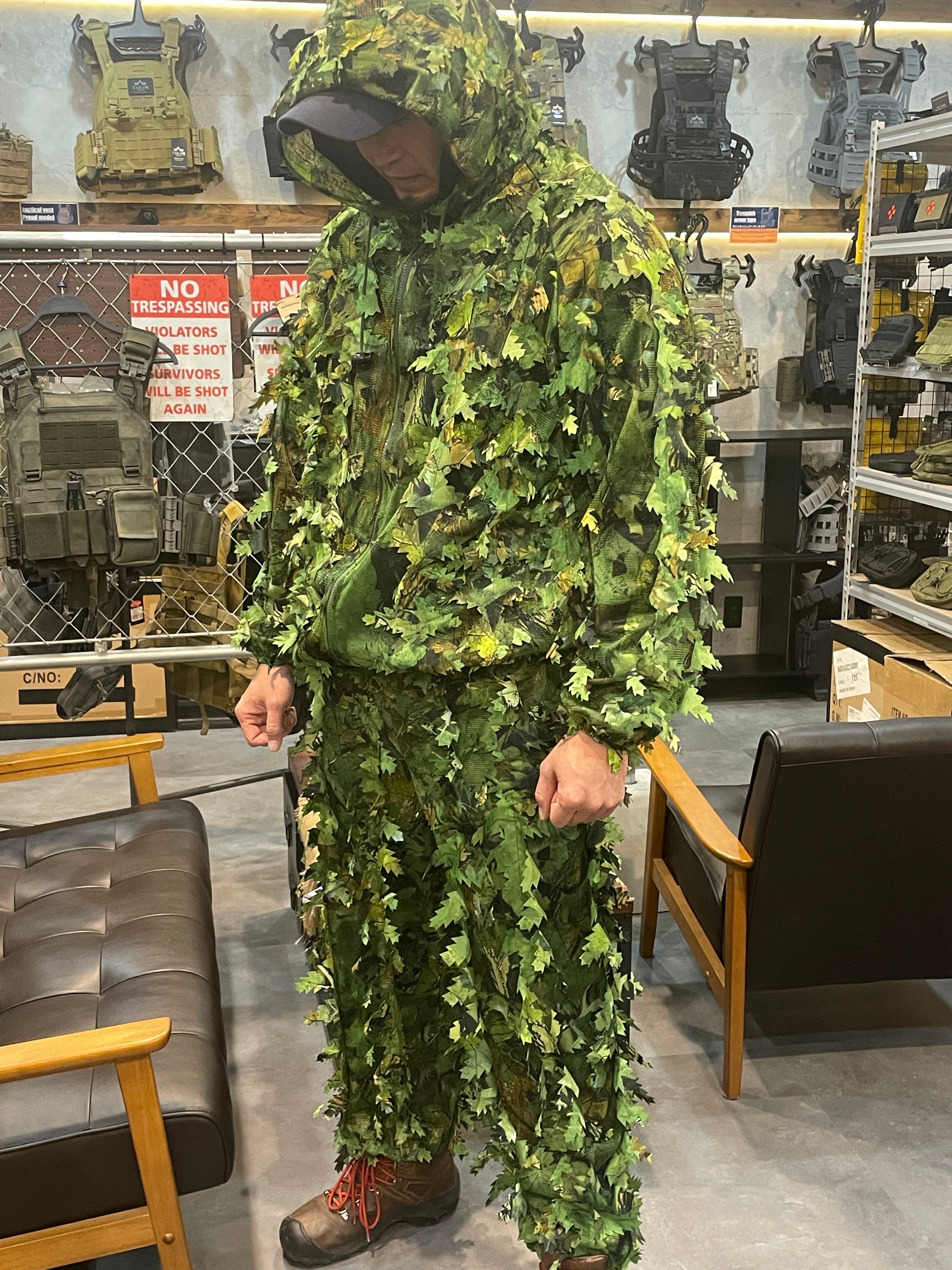 公式 【TAILOR JAPAN】リアルカモフラージュ 軽量 ギリースーツ