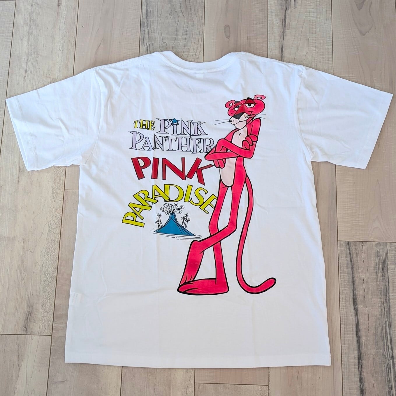 【 The Pink Panther / ピンクパンサー 】 『PINK PARADISE』 Tシャツ / 90' 〚アメリカン雑貨 アメトイ〛