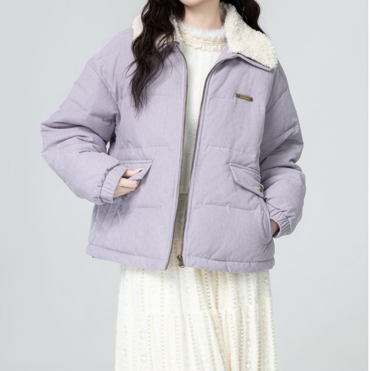 Lavender Cozy Jacket R0261