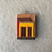 ボルジェス木版 黄色い家 BACARO BORGES