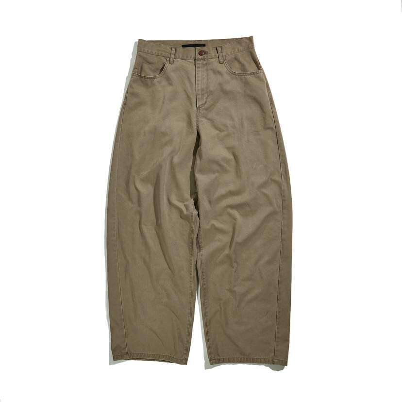 KICs DOCUMENT】コットンチノタックパンツ ベージュ Kics document | coper